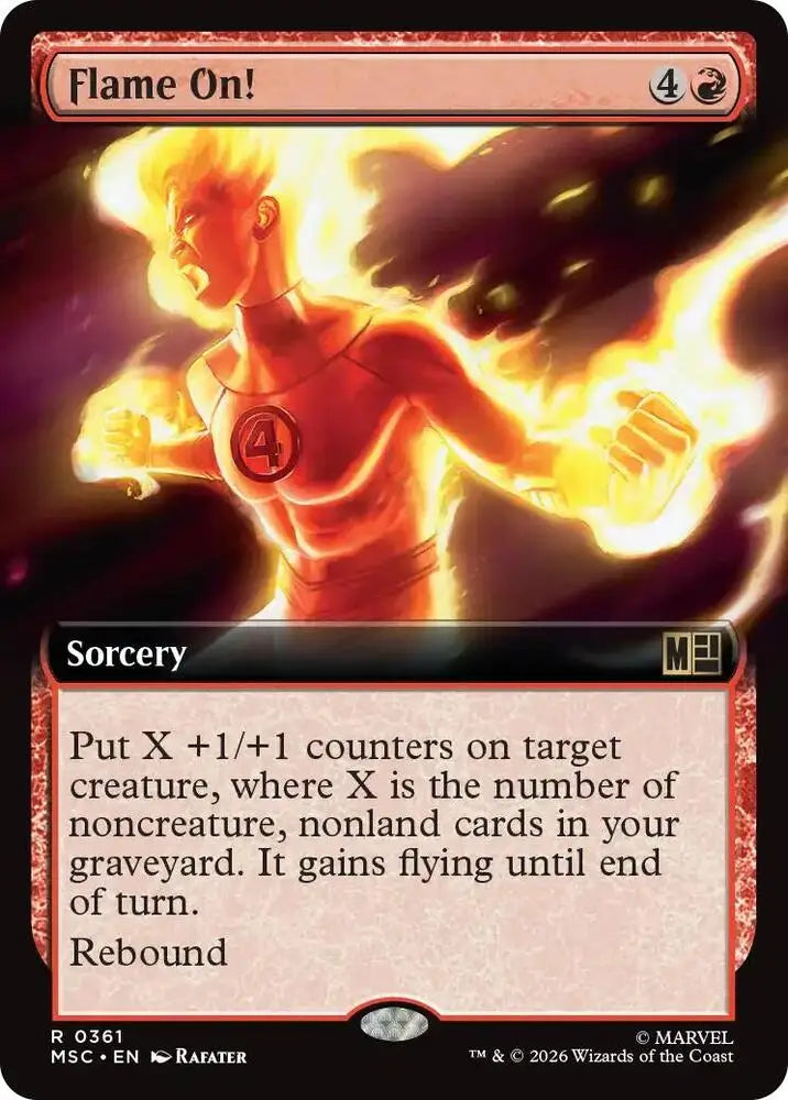 Flame On! (Extended Art) (361) [Marvel Super Heroes Commander]