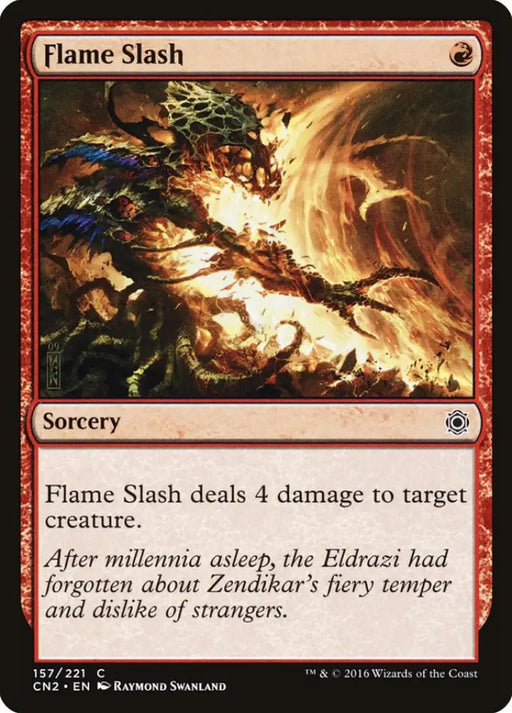 Flame Slash [Conspiracy: Take the Crown] - MTG Single