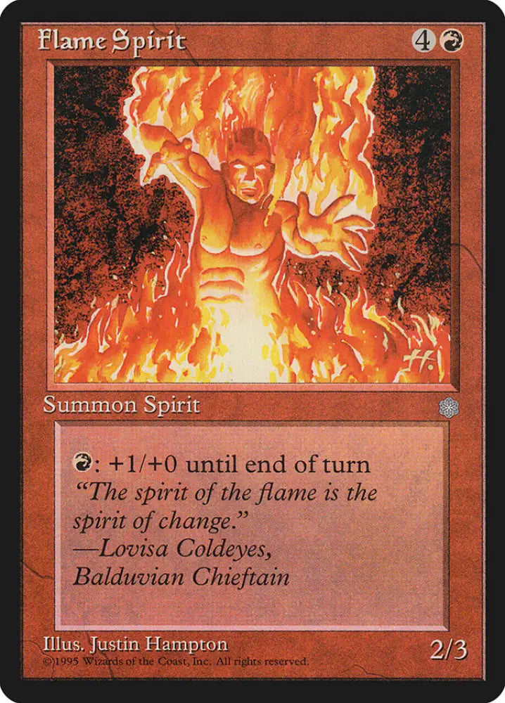 Flame Spirit [Ice Age] - MTG Single