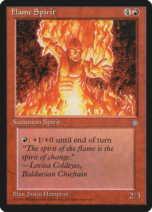 Flame Spirit [Ice Age] - MTG Single