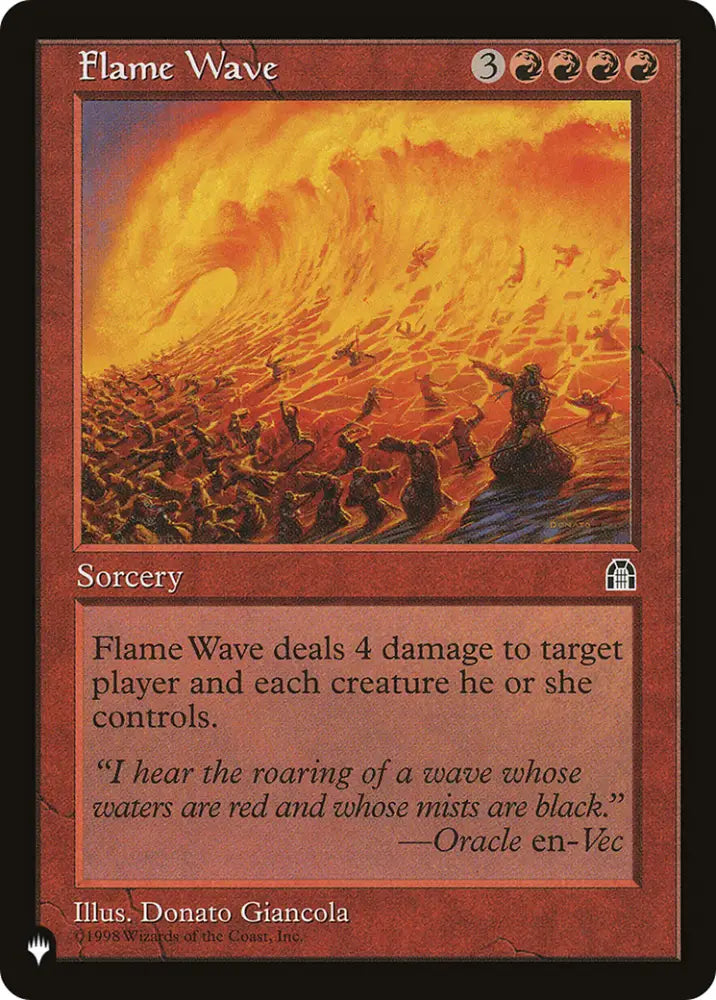 Flame Wave [The List] - MTG Single