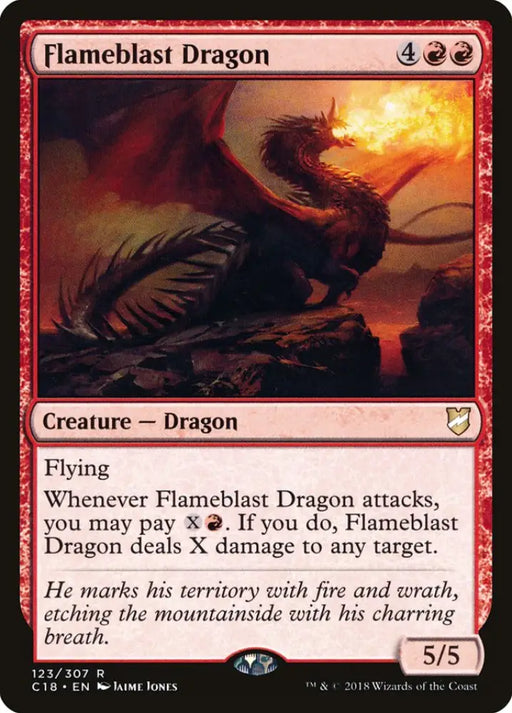 Flameblast Dragon [Commander 2018] - MTG Single