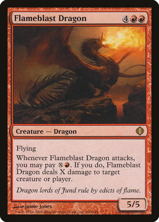 Flameblast Dragon [Shards of Alara] - MTG Single