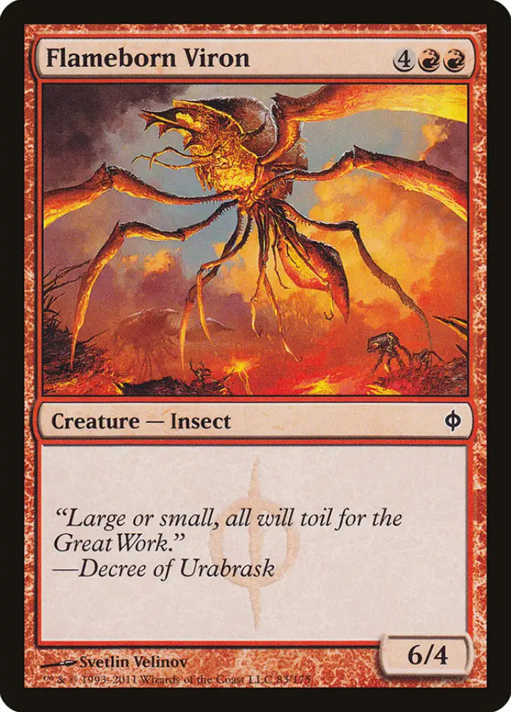 Flameborn Viron [New Phyrexia] - MTG Single
