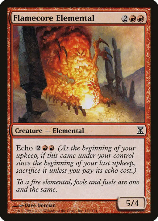 Flamecore Elemental [Time Spiral] - MTG Single