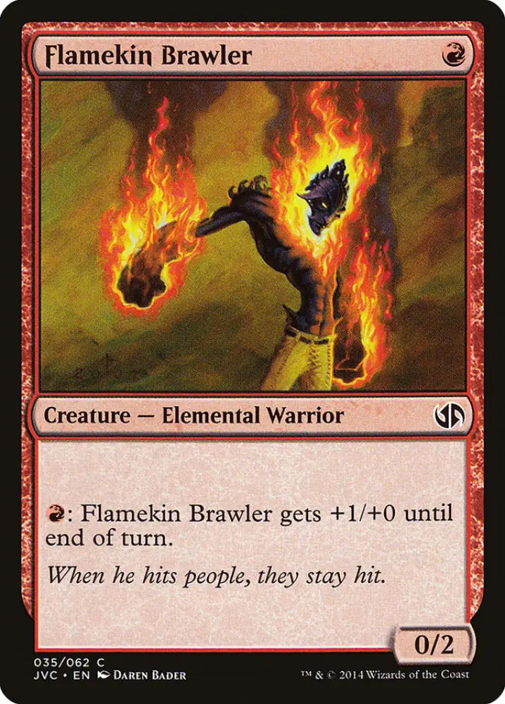 Flamekin Brawler [Duel Decks Anthology] - MTG Single