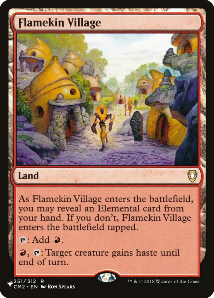 Flamekin Village [Secret Lair: Heads I Win Tails You Lose] - MTG Single