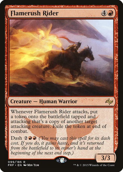 Flamerush Rider [Fate Reforged] - MTG Single
