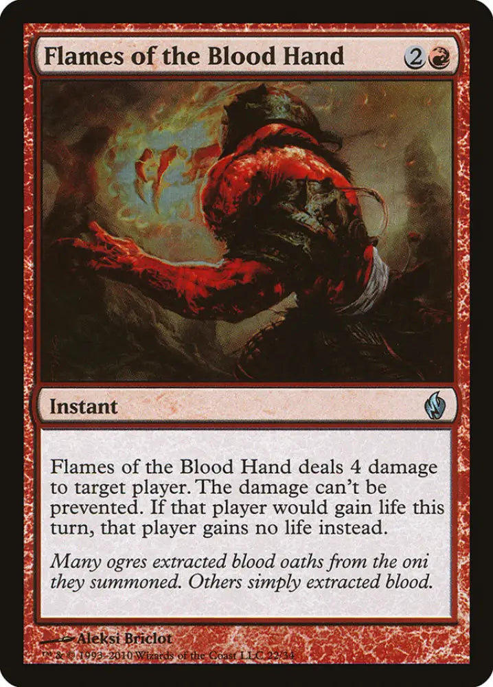 Flames of the Blood Hand [Premium Deck Series: Fire and Lightning] - MTG Single