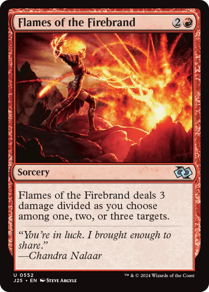 Flames of the Firebrand [Foundations Jumpstart] - MTG Single