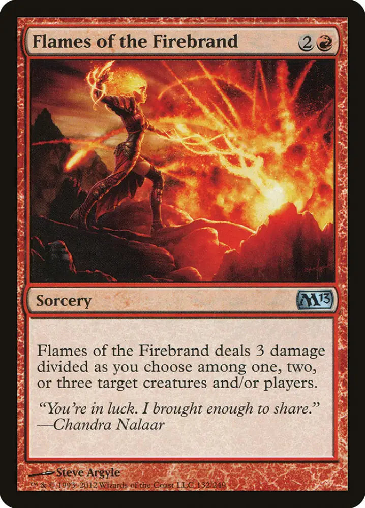 Flames of the Firebrand [Magic 2013] - MTG Single