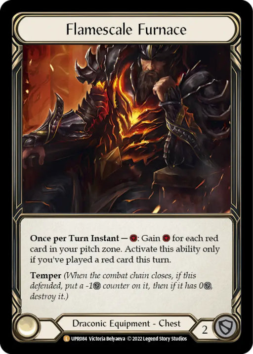 Flamescale Furnace [Uprising] Rainbow Foil - Flesh And Blood Single