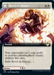 Flamescroll Celebrant // Revel in Silence (Extended Art) [Strixhaven: School of Mages] - MTG Single
