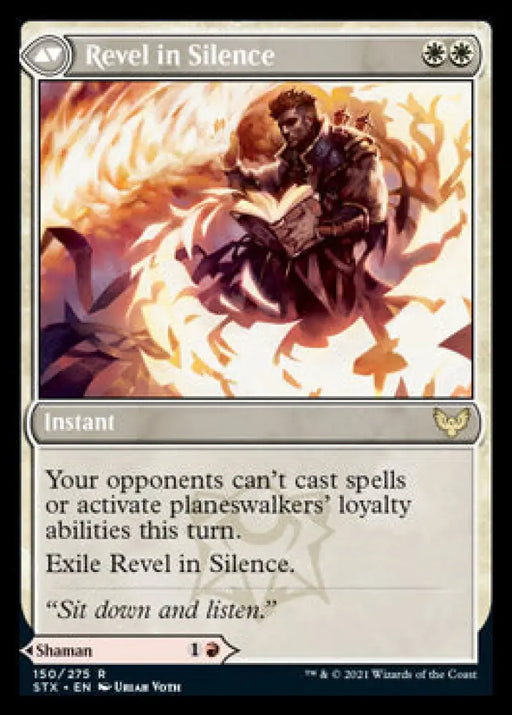 Flamescroll Celebrant // Revel in Silence [Strixhaven: School of Mages] - MTG Single