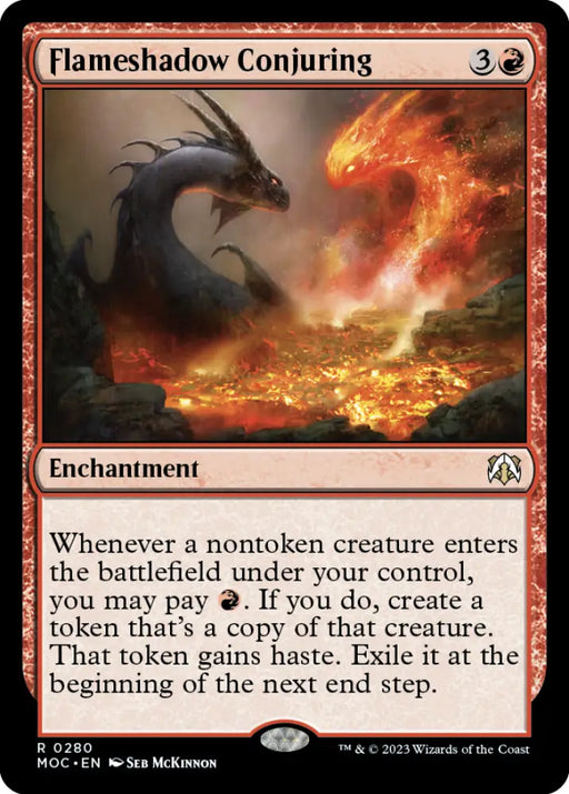 Flameshadow Conjuring [March of the Machine Commander] - MTG Single