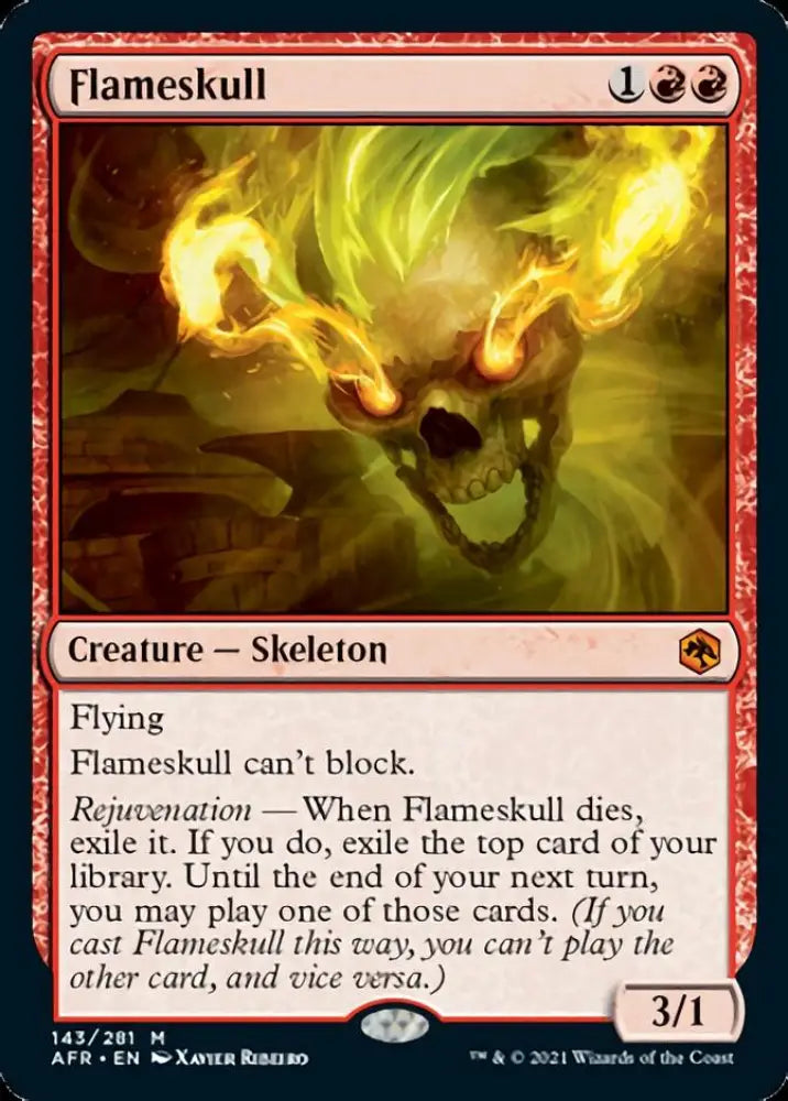 Flameskull [Dungeons & Dragons: Adventures in the Forgotten Realms] - MTG Single