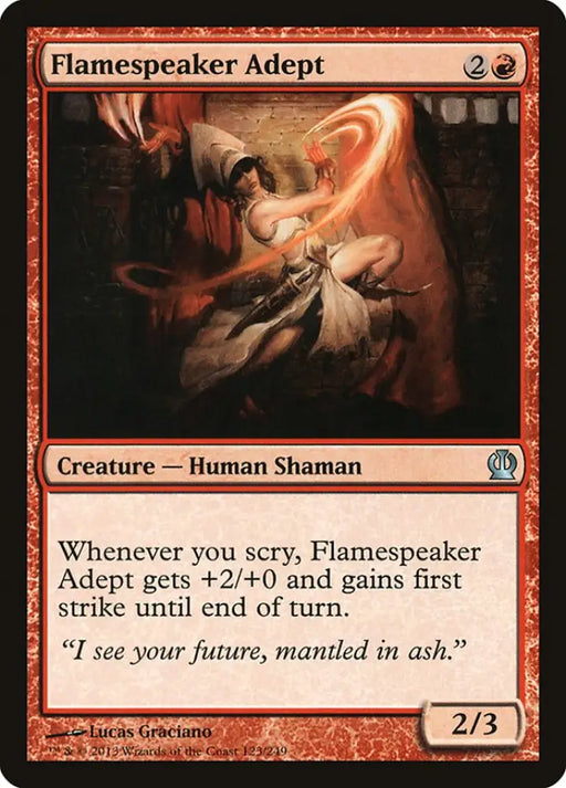 Flamespeaker Adept [Theros] - MTG Single