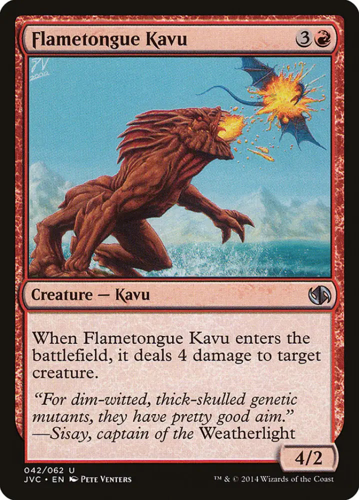 Flametongue Kavu [Duel Decks Anthology] - MTG Single