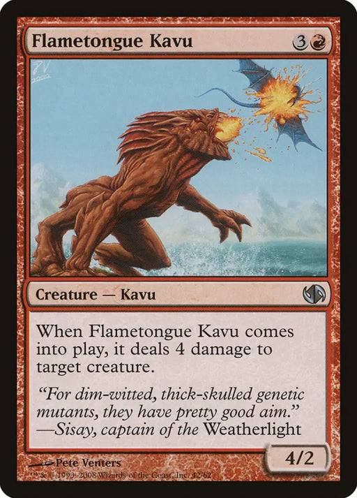 Flametongue Kavu [Duel Decks: Jace vs. Chandra] - MTG Single