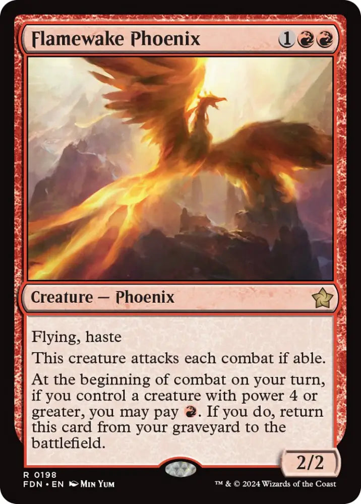 Flamewake Phoenix [Foundations] - MTG Single