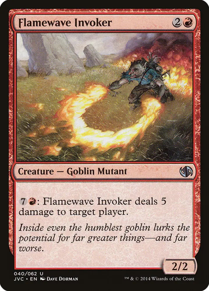 Flamewave Invoker [Duel Decks Anthology] - MTG Single