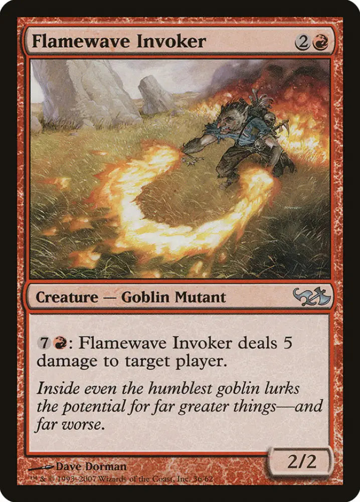 Flamewave Invoker [Duel Decks: Elves vs. Goblins] - MTG Single