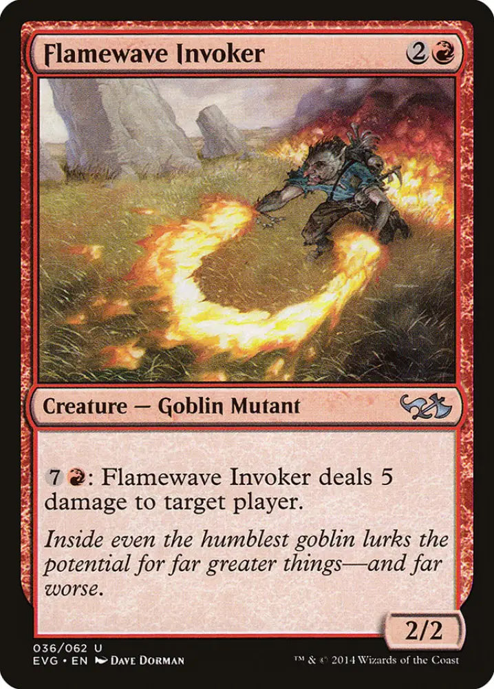 Flamewave Invoker (Elves vs. Goblins) [Duel Decks Anthology] - MTG Single