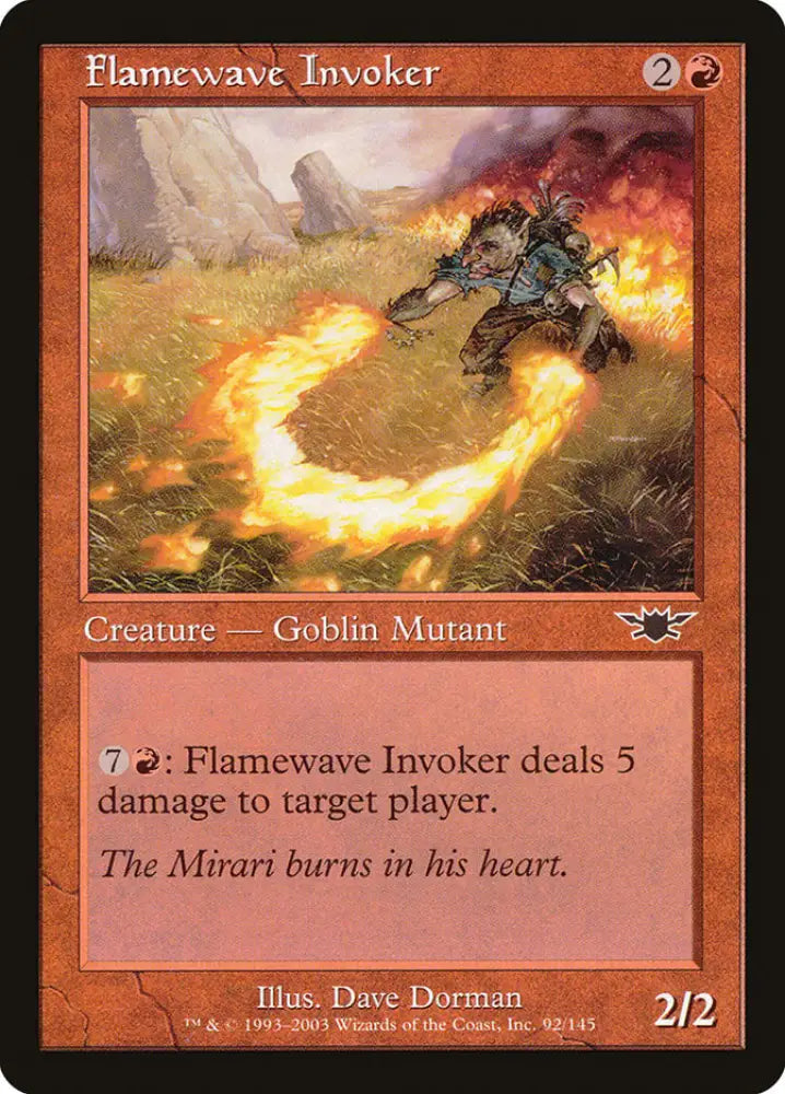 Flamewave Invoker [Legions] - MTG Single