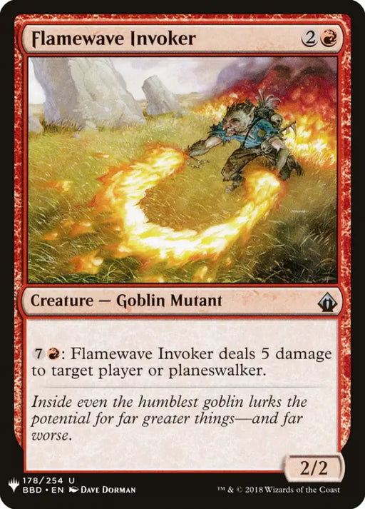 Flamewave Invoker [Mystery Booster] - MTG Single