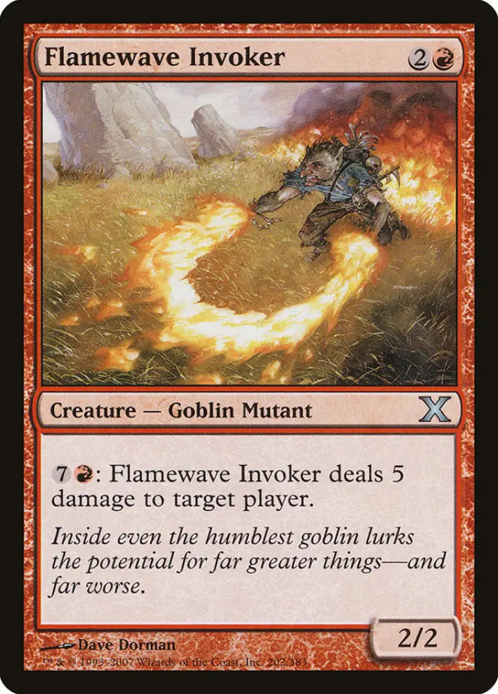 Flamewave Invoker [Tenth Edition] - MTG Single