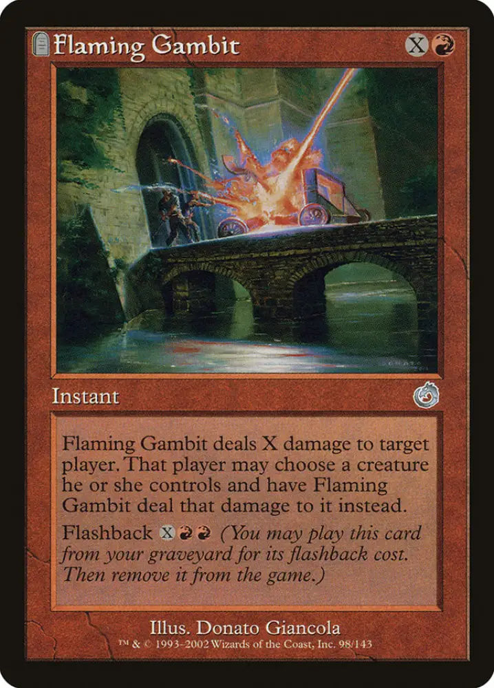 Flaming Gambit [Torment] - MTG Single