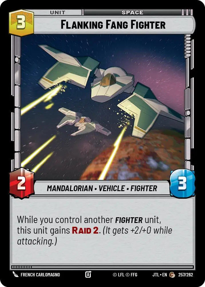 Flanking Fang Fighter (257/262) [Jump to Lightspeed] - Star Wars: Unlimited Single
