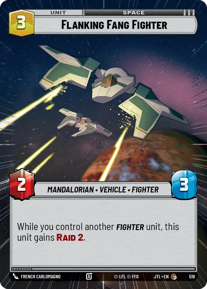 Flanking Fang Fighter (Hyperspace) (519) [Jump to Lightspeed] - Star Wars: Unlimited Single