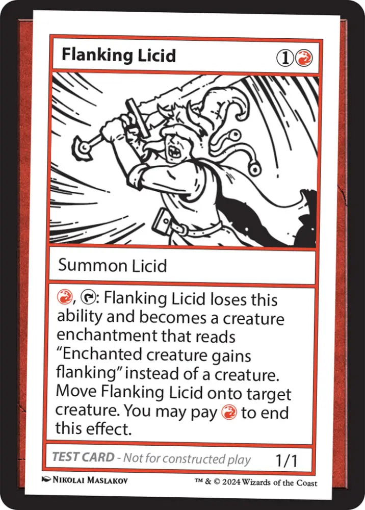 Flanking Licid [Mystery Booster 2 Playtest Cards] - MTG Single