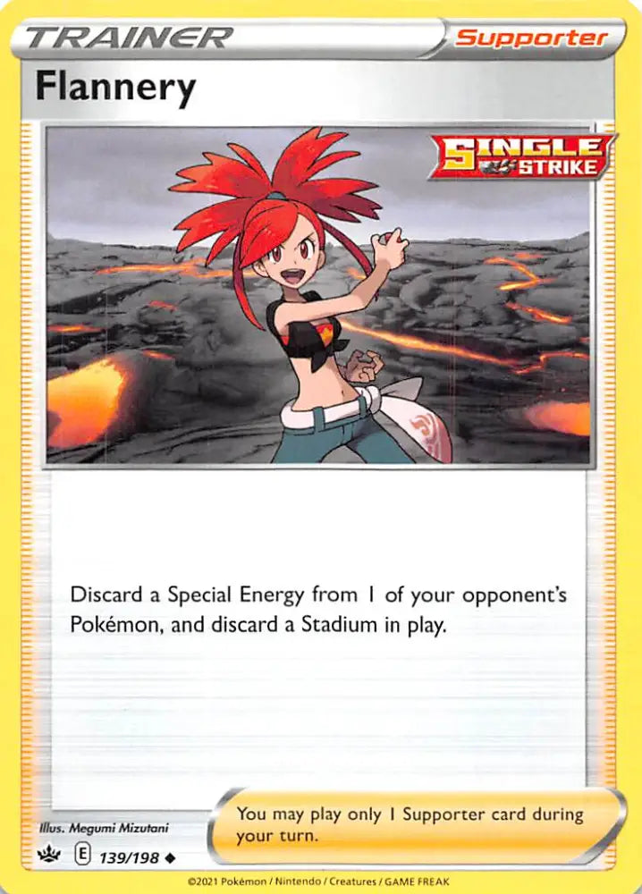 Flannery (139/198) [Sword & Shield: Chilling Reign] - Pokemon Single