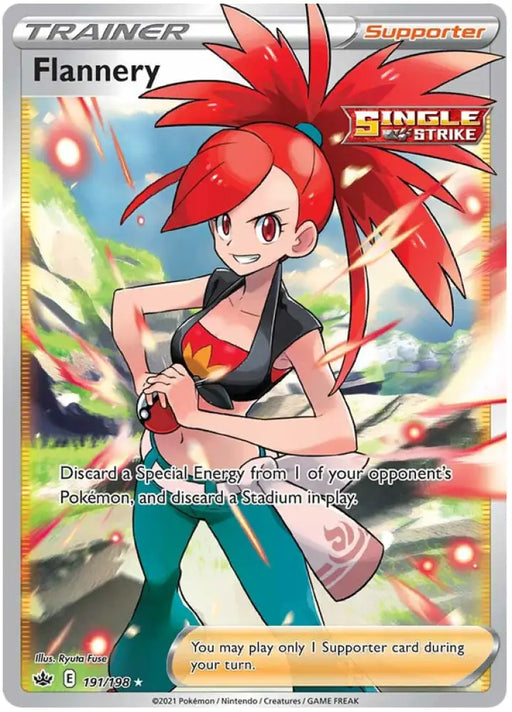 Flannery (191/198) [Sword & Shield: Chilling Reign] - Pokemon Single