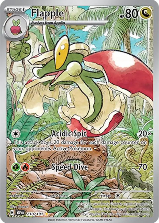 Flapple (210/191) [Scarlet & Violet: Surging Sparks] - Pokemon Single