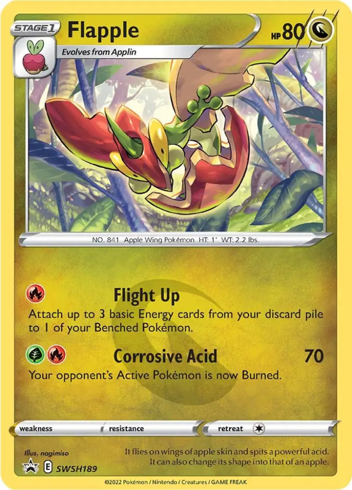 Flapple (SWSH189) [Sword & Shield: Black Star Promos] - Pokemon Single