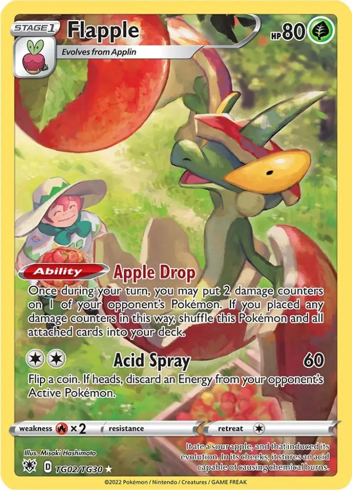 Flapple (TG02/TG30) [Sword & Shield: Astral Radiance] - Pokemon Single