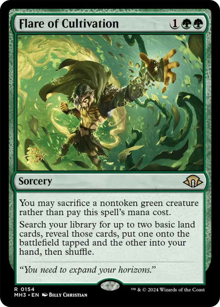 Flare of Cultivation [Modern Horizons 3 Prerelease Promos] - MTG Single