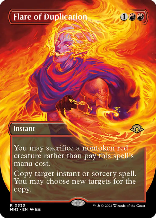 Flare of Duplication (Borderless) [Modern Horizons 3] - MTG Single