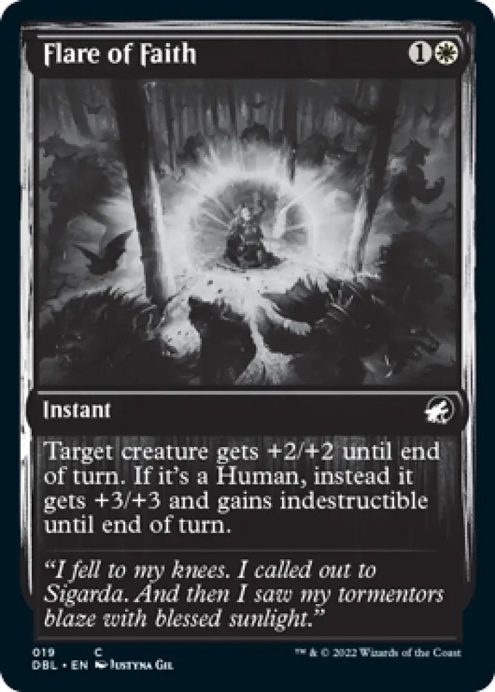 Flare of Faith [Innistrad: Double Feature] - MTG Single