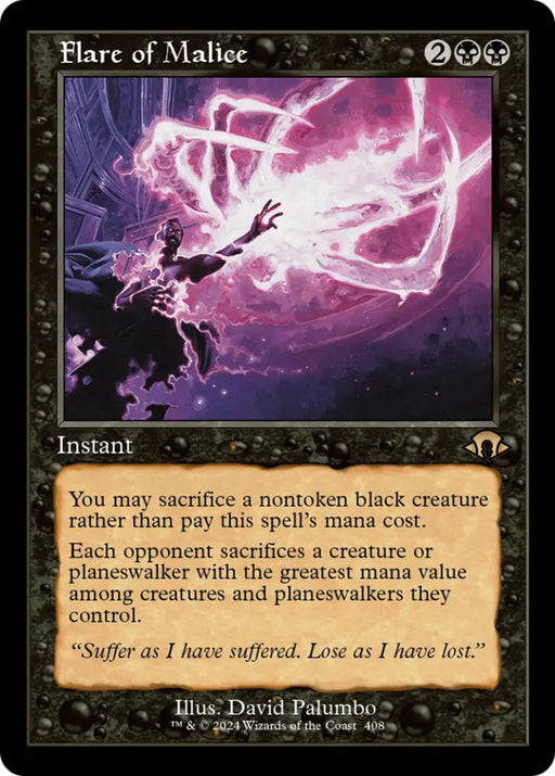 Flare of Malice (Retro) [Modern Horizons 3] - MTG Single