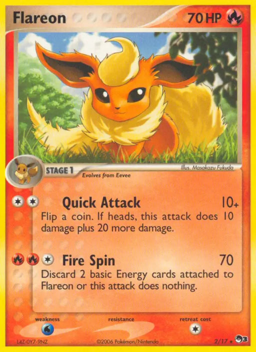 Flareon (2/17) [POP Series 3] - Pokemon Single