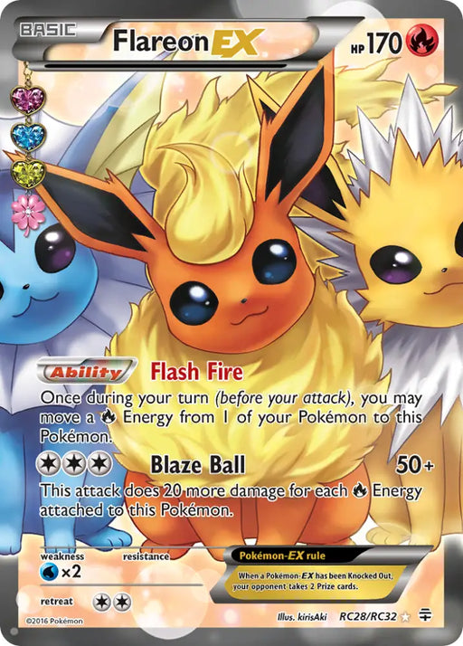 Flareon EX (RC28/RC32) [XY: Generations] - Pokemon Single