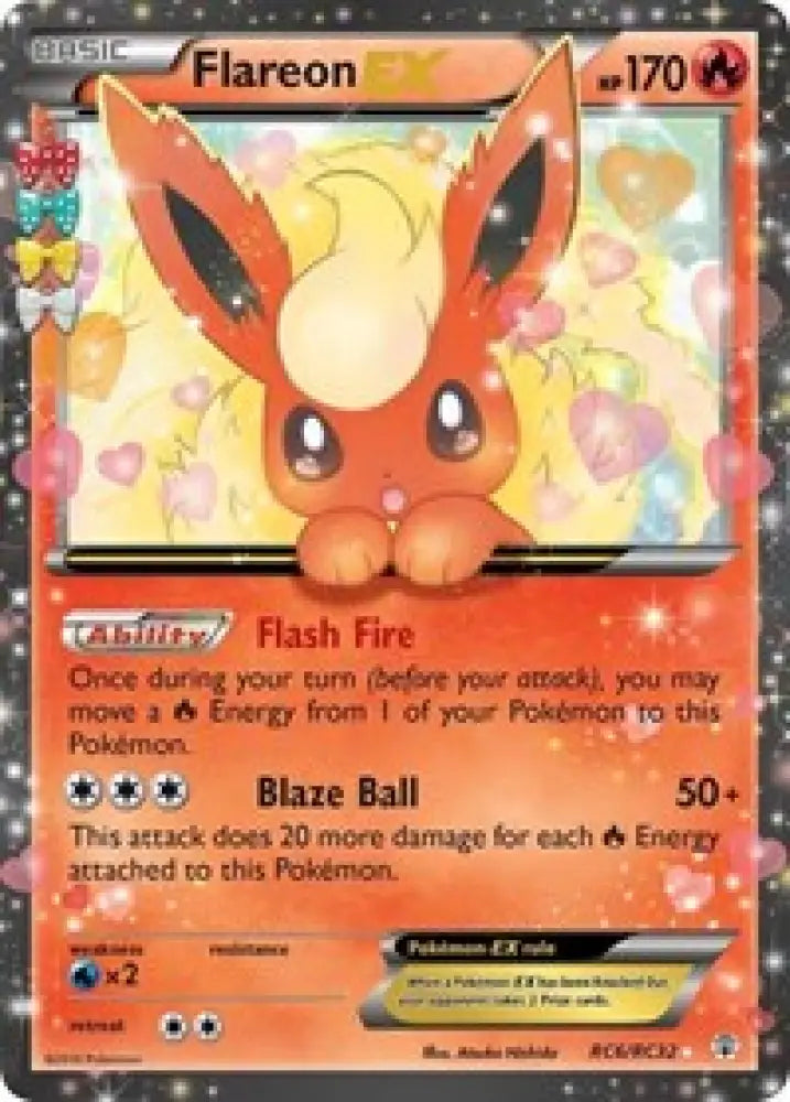 Flareon EX (RC6/RC32) [Generations: Radiant Collection] - Pokemon Single