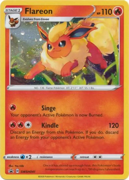 Flareon (SWSH041) [Sword & Shield: Black Star Promos] - Pokemon Single