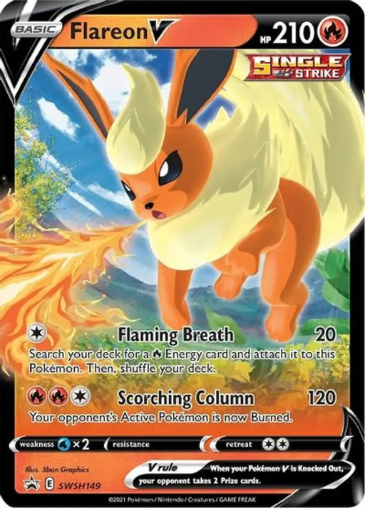 Flareon V (SWSH149) [Sword & Shield: Black Star Promos] - Pokemon Single