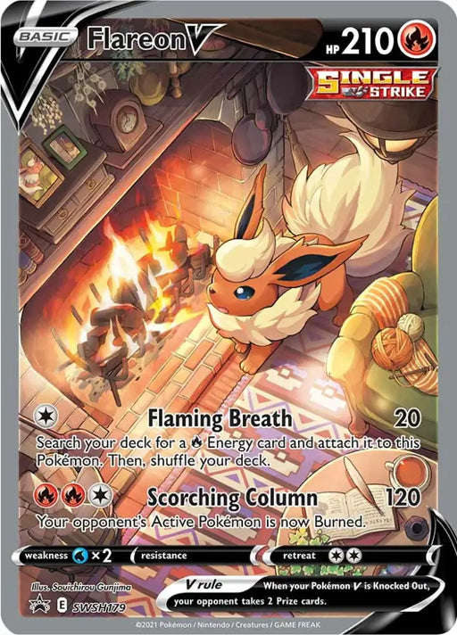 Flareon V (SWSH179) [Sword & Shield: Black Star Promos] - Pokemon Single