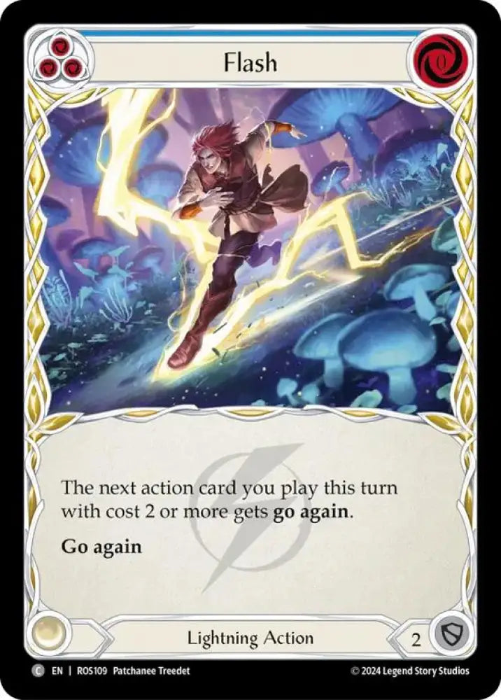 Flash (Blue) [Rosetta] - Flesh And Blood Single